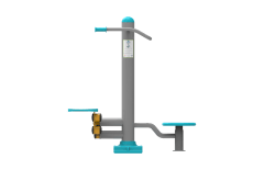 Step ve Bisiklet Aleti KLF-16 | Dış Mekan Spor Aletleri | Erse Kent Mobilyaları